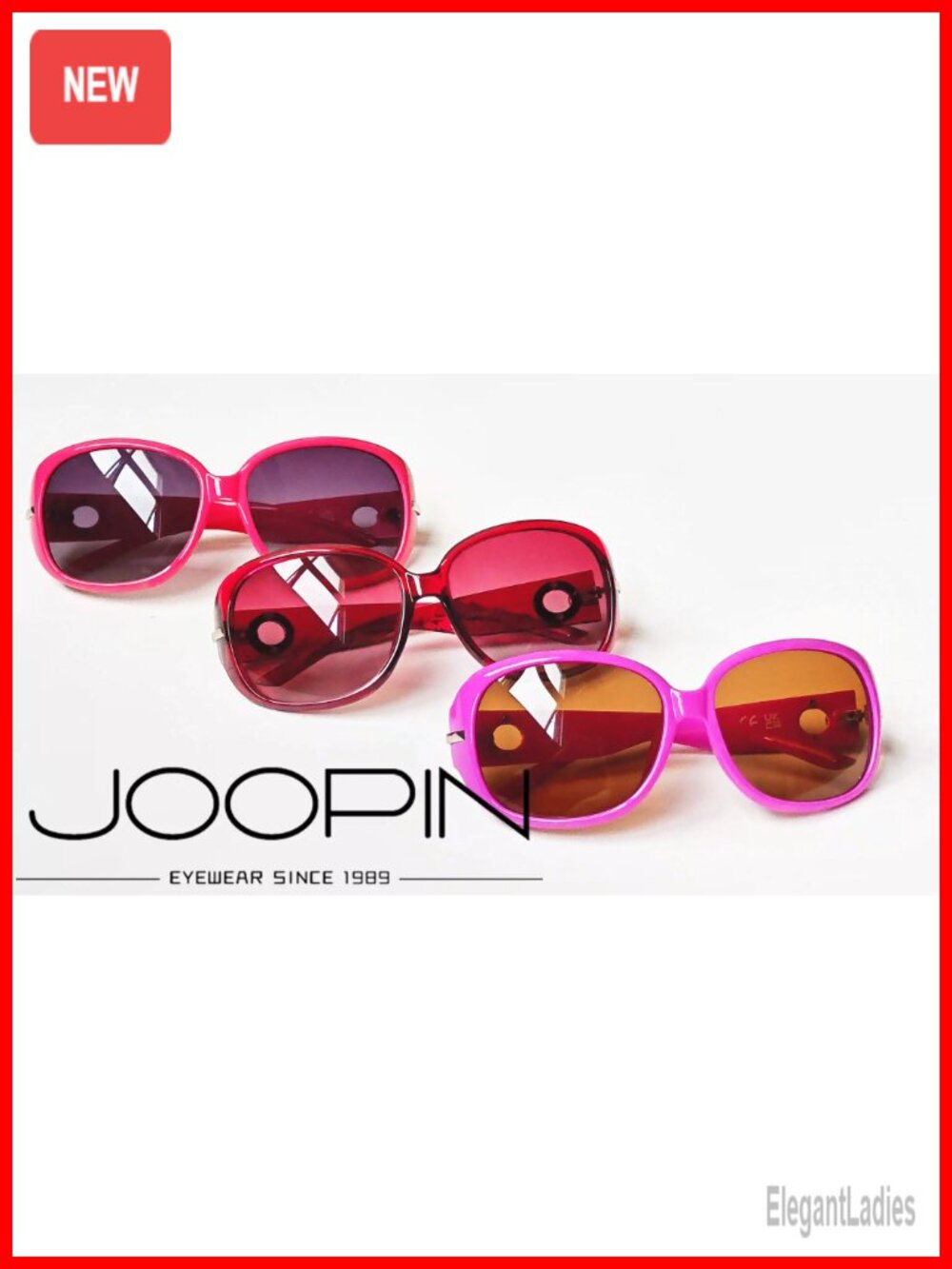 Oversized Polarized Rectangle Sunglasses UV Protection Rhinestone - Picture 6 of 6